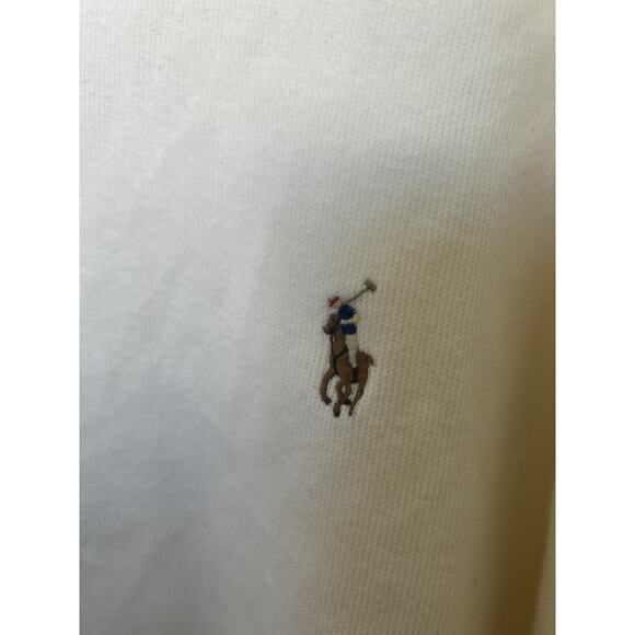 POLO RALPH LAUREN Estate Rib 1/4 Zip Pullover Mens 2XLT Parchment Cream Knit - Picture 4 of 13